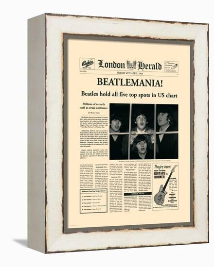 Beatlemania!-The Vintage Collection-Framed Stretched Canvas