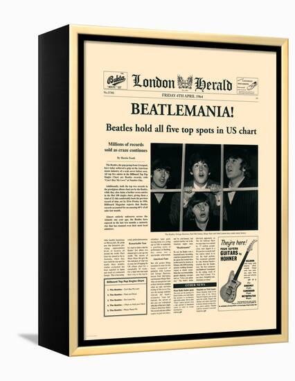 Beatlemania!-The Vintage Collection-Framed Stretched Canvas