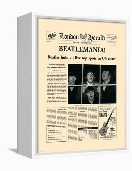 Beatlemania!-The Vintage Collection-Framed Stretched Canvas