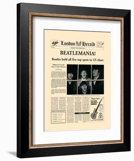 Beatlemania!-The Vintage Collection-Framed Art Print