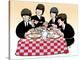 Beatles Breakfast-Anthony Parisi-Stretched Canvas