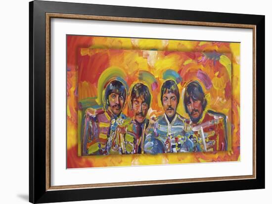 Beatles Sgt-Peppers-Howie Green-Framed Giclee Print