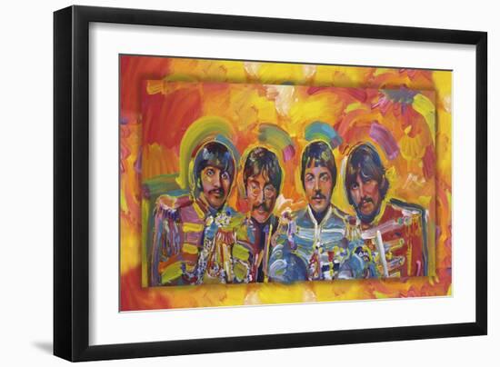 Beatles Sgt-Peppers-Howie Green-Framed Giclee Print