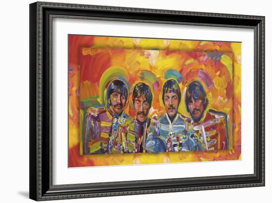 Beatles Sgt-Peppers-Howie Green-Framed Giclee Print