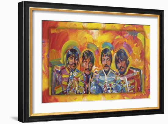 Beatles Sgt-Peppers-Howie Green-Framed Giclee Print