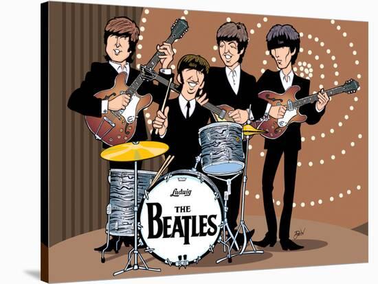 Beatles Top Of The Pops Performance-Anthony Parisi-Stretched Canvas