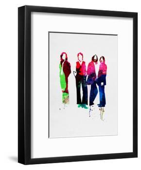 Beatles Watercolor-Lora Feldman-Framed Art Print