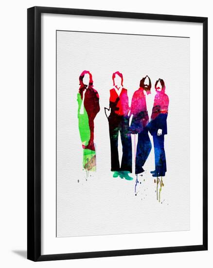 Beatles Watercolor-Lora Feldman-Framed Art Print