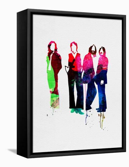 Beatles Watercolor-Lora Feldman-Framed Stretched Canvas