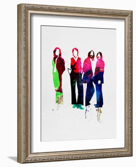 Beatles Watercolor-Lora Feldman-Framed Premium Giclee Print