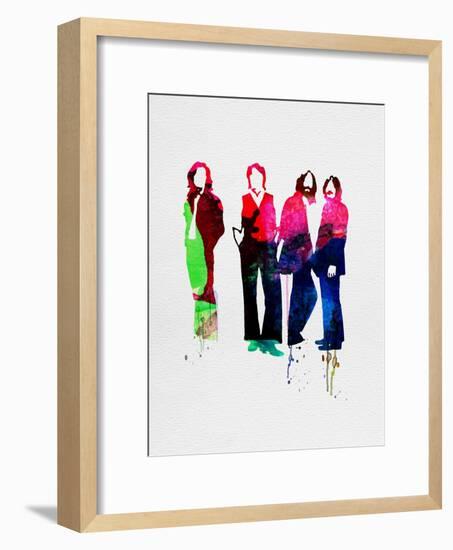 Beatles Watercolor-Lora Feldman-Framed Premium Giclee Print