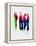 Beatles Watercolor-Lora Feldman-Framed Stretched Canvas