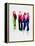 Beatles Watercolor-Lora Feldman-Framed Stretched Canvas