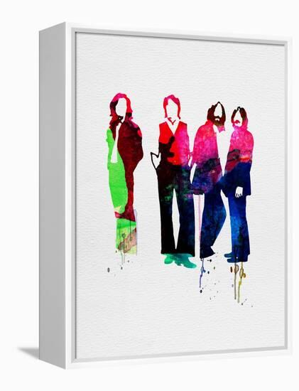 Beatles Watercolor-Lora Feldman-Framed Stretched Canvas