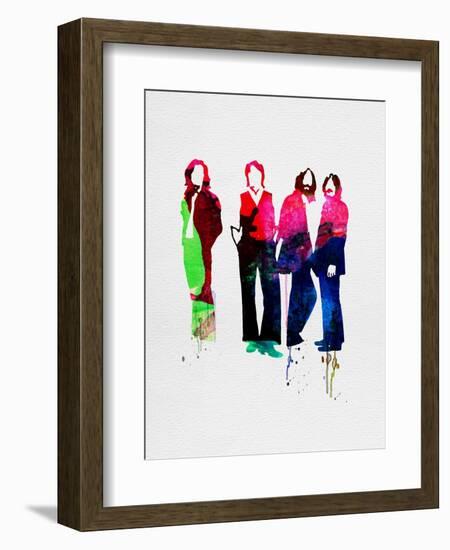 Beatles Watercolor-Lora Feldman-Framed Premium Giclee Print