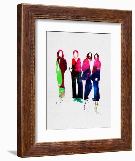 Beatles Watercolor-Lora Feldman-Framed Premium Giclee Print