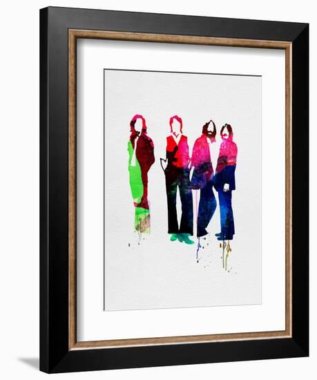 Beatles Watercolor-Lora Feldman-Framed Premium Giclee Print