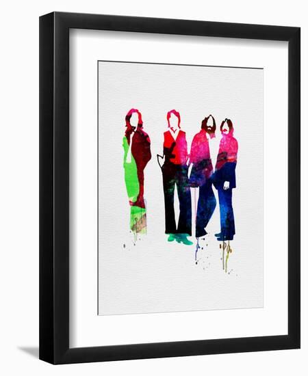 Beatles Watercolor-Lora Feldman-Framed Premium Giclee Print