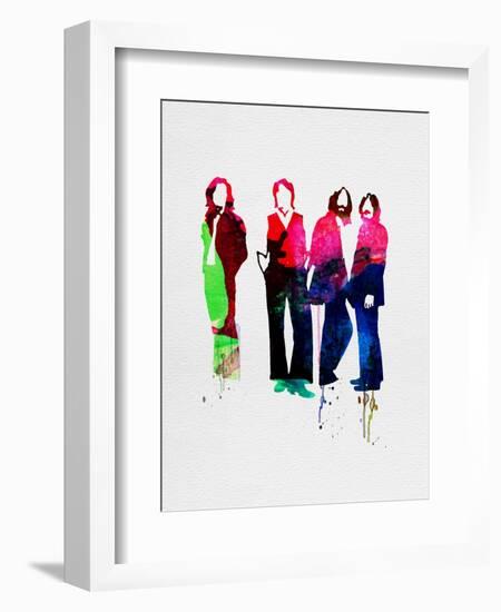 Beatles Watercolor-Lora Feldman-Framed Premium Giclee Print