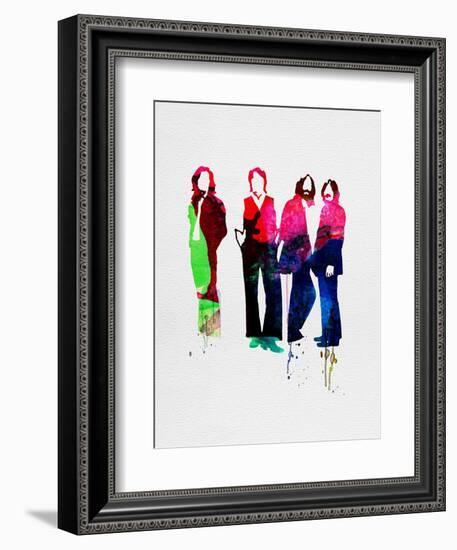 Beatles Watercolor-Lora Feldman-Framed Premium Giclee Print