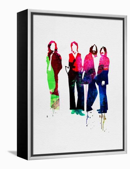 Beatles Watercolor-Lora Feldman-Framed Stretched Canvas