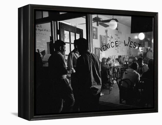 Beatnik Dive, "The Gas House"-Allan Grant-Framed Premier Image Canvas