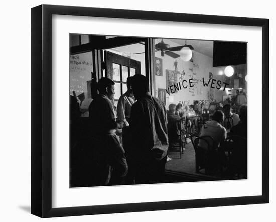Beatnik Dive, "The Gas House"-Allan Grant-Framed Photographic Print