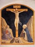 Crucifixion with the Virgin Mary and St. Dominic-Beato Angelico-Framed Art Print