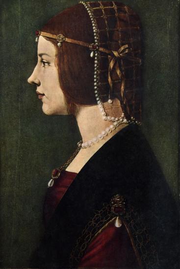 Beatrice D'Este (1475-149), C1490 Giclee Print by Leonardo da Vinci ...
