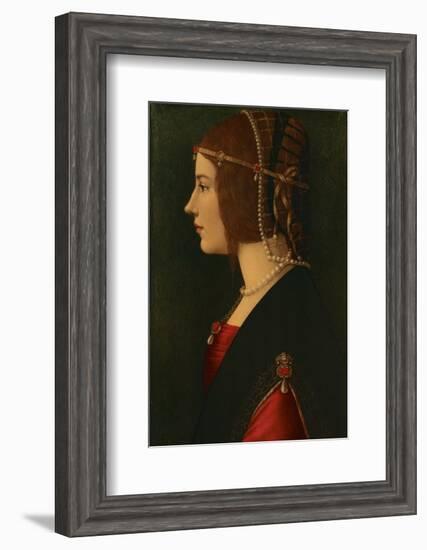 Beatrice d'Este-Leonardo da Vinci-Framed Premium Giclee Print