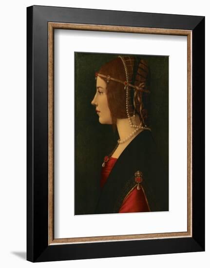 Beatrice d'Este-Leonardo da Vinci-Framed Premium Giclee Print