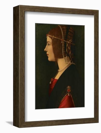 Beatrice d'Este-Leonardo da Vinci-Framed Premium Giclee Print