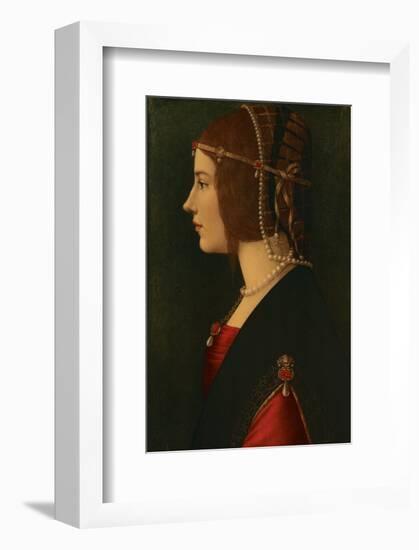 Beatrice d'Este-Leonardo da Vinci-Framed Premium Giclee Print