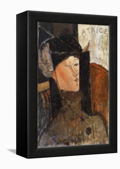 Beatrice Hastings, 1916 (Oil on Canvas)-Amedeo Modigliani-Framed Premier Image Canvas