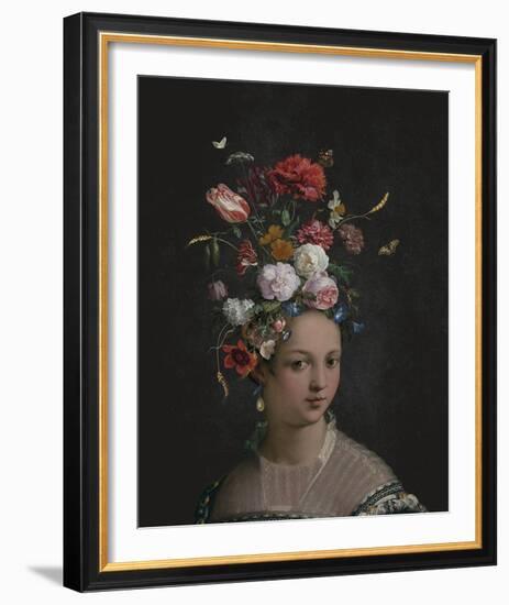 Beatrice in Bloom-Eccentric Accents-Framed Giclee Print