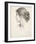 Beatrice Stuart, 1912 (Pencil on Paper)-Frank Bernard Dicksee-Framed Giclee Print