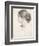 Beatrice Stuart, 1912 (Pencil on Paper)-Frank Bernard Dicksee-Framed Giclee Print