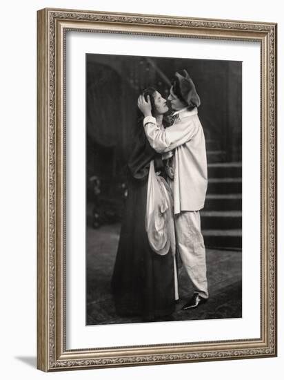 Beatrice Terry and H. Marsh Allen in the Palace of Puck, 1907-null-Framed Photographic Print