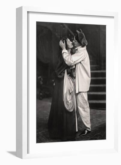 Beatrice Terry and H. Marsh Allen in the Palace of Puck, 1907-null-Framed Photographic Print