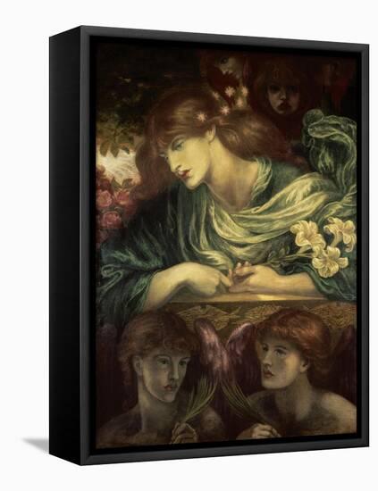 Beatrice-Dante Gabriel Rossetti-Framed Premier Image Canvas
