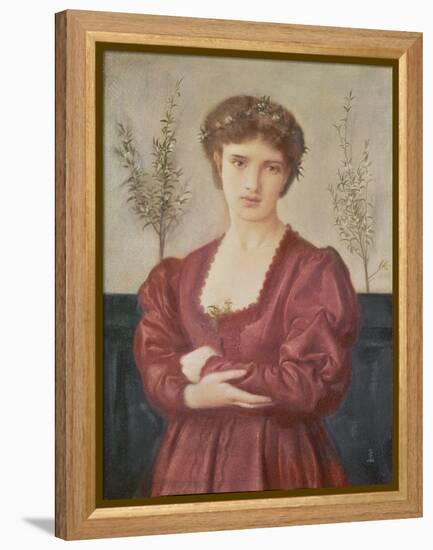 Beatrice-Simeon Solomon-Framed Premier Image Canvas