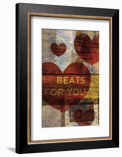 Beats for You-John W^ Golden-Framed Art Print