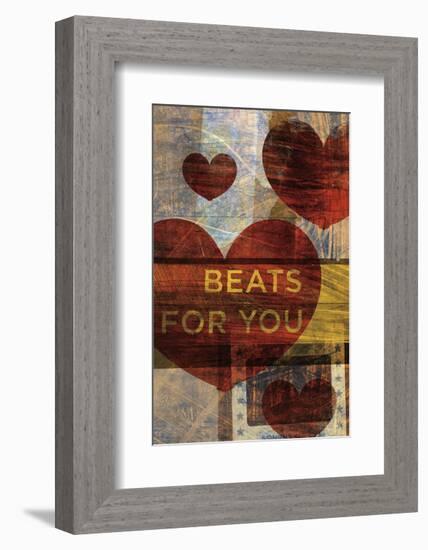 Beats for You-John W^ Golden-Framed Art Print