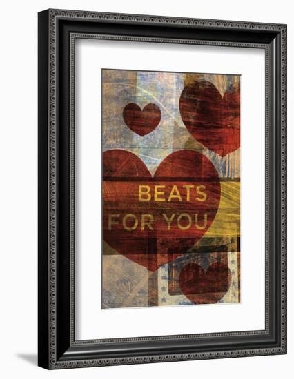 Beats for You-John W^ Golden-Framed Art Print