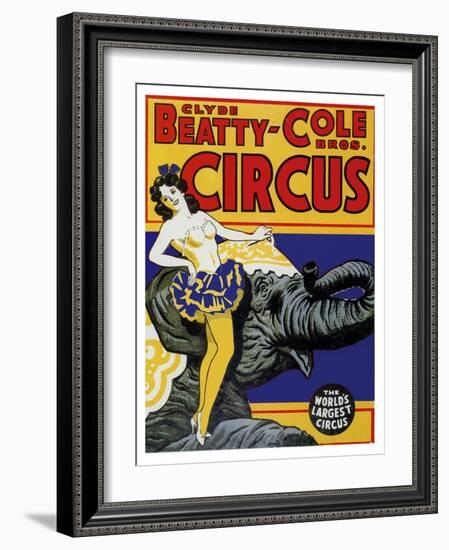 Beatty Circus-null-Framed Giclee Print