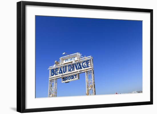 Beau Rivage Beach Sign-Amanda Hall-Framed Photographic Print