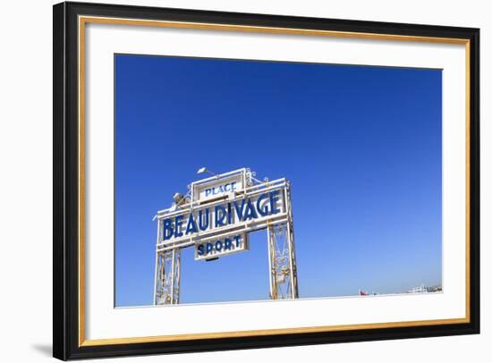 Beau Rivage Beach Sign-Amanda Hall-Framed Photographic Print