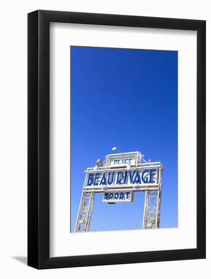 Beau Rivage Beach Sign-Amanda Hall-Framed Photographic Print