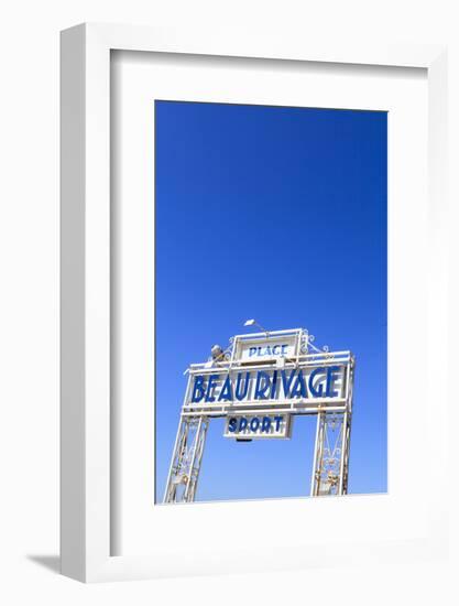 Beau Rivage Beach Sign-Amanda Hall-Framed Photographic Print