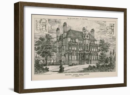 Beauchene, Fitzjohn Avenue, Hampstead-null-Framed Giclee Print